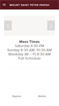 Mobile Screenshot of mountsaintpeter.org